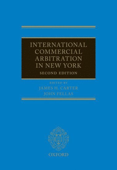 bokomslag International Commercial Arbitration in New York