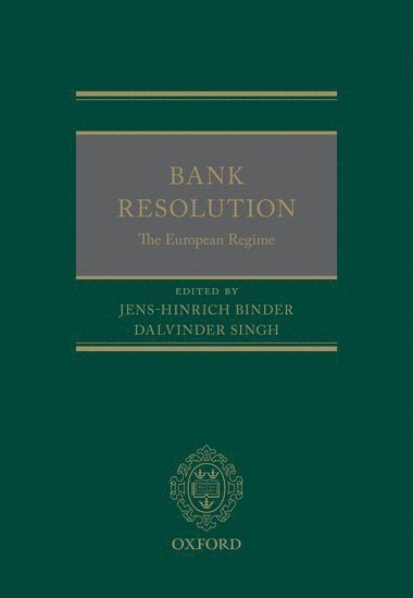 bokomslag Bank Resolution: The European Regime