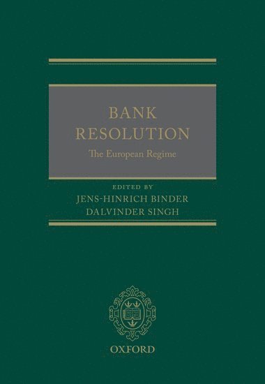bokomslag Bank Resolution: The European Regime