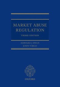 bokomslag Market Abuse Regulation