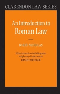 bokomslag An Introduction to Roman Law