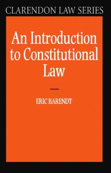 bokomslag An Introduction to Constitutional Law