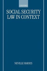 bokomslag Social Security Law in Context