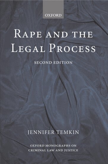 Jennifer Temkin - Rape and the Legal Process, Häftad