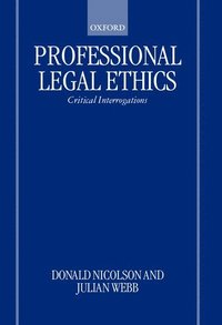 bokomslag Professional Legal Ethics