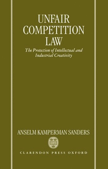 bokomslag Unfair Competition Law