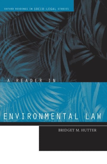 A Reader in Environmental Law 1