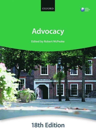 The City Law School - Advocacy, Häftad