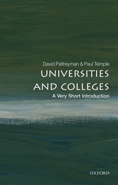 David Palfreyman, Paul Temple - Universities and Colleges, Häftad