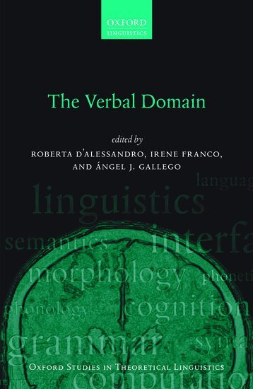 Roberta D'Alessandro, Irene Franco, Ãngel J. Gallego - The Verbal Domain, Häftad