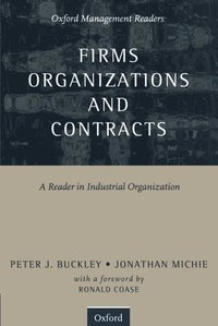 bokomslag Firms, Organizations and Contracts