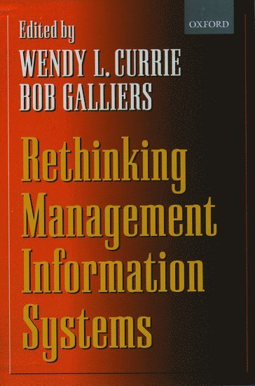 bokomslag Rethinking Management Information Systems