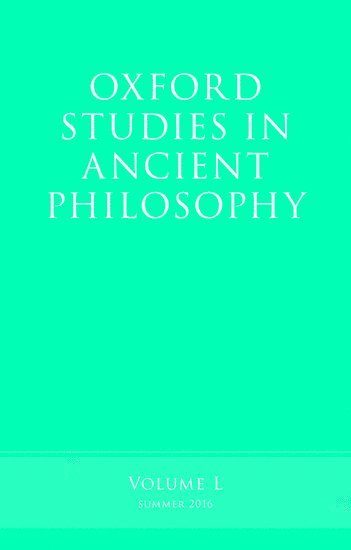 bokomslag Oxford Studies in Ancient Philosophy, Volume 50