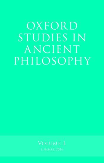Victor Caston - Oxford Studies in Ancient Philosophy, Volume 50, Häftad