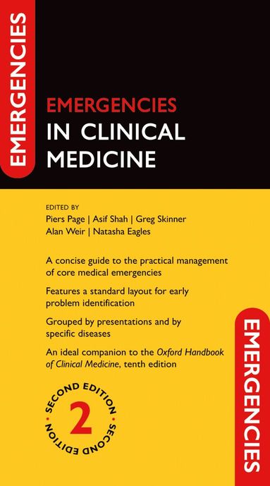 Piers Page, Asif Shah, Greg Skinner, Alan Weir, Natasha Eagles - Emergencies in Clinical Medicine, Häftad