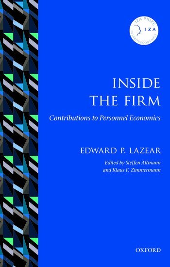 Edward P. Lazear, Steffen Altmann, Klaus F. Zimmermann - Inside the Firm, Häftad