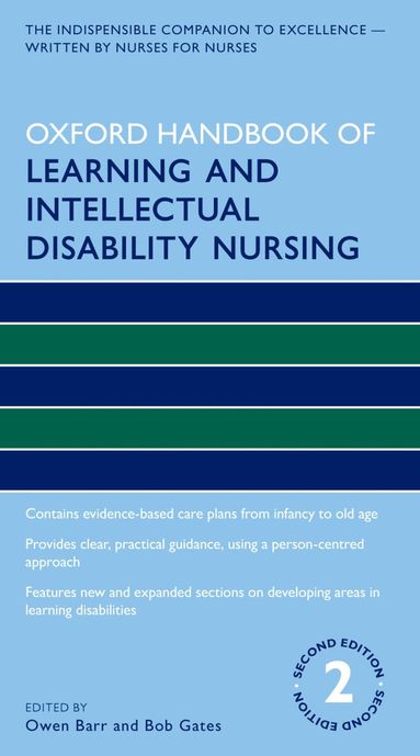 Owen Barr, Bob Gates - Oxford Handbook of Learning and Intellectual Disability Nursing, Häftad