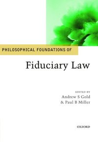 bokomslag Philosophical Foundations of Fiduciary Law
