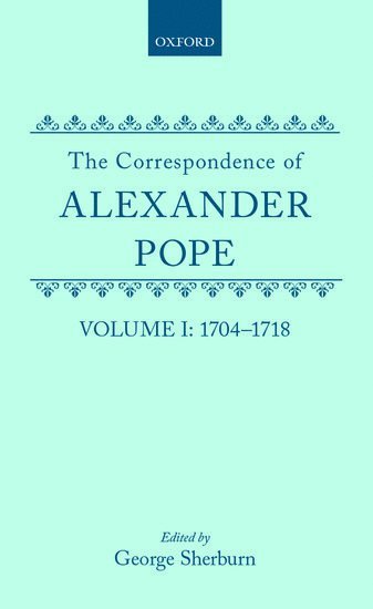 bokomslag The Correspondence of Alexander Pope