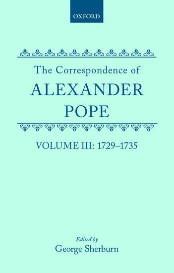 Alexander Pope, George Sherburn - The Correspondence of Alexander Pope, Inbunden
