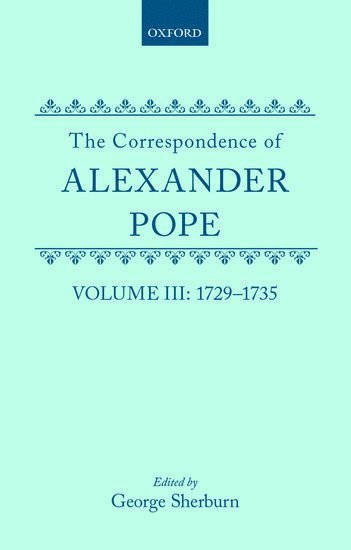 The Correspondence of Alexander Pope 1