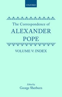 bokomslag The Correspondence of Alexander Pope