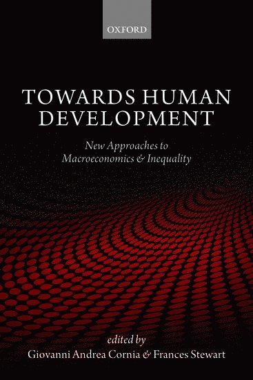 Giovanni Andrea Cornia, Frances Stewart, Giovanni Andrea Cornia, Frances Stewart - Towards Human Development, Häftad