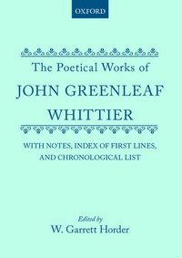 bokomslag The Poetical Works of John Greenleaf Whittier