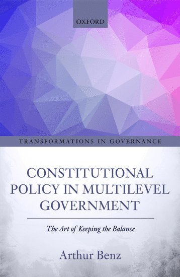 bokomslag Constitutional Policy in Multilevel Government