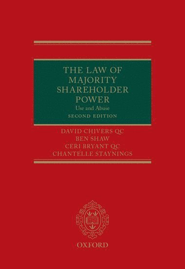 bokomslag The Law of Majority Shareholder Power