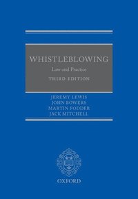 bokomslag Whistleblowing