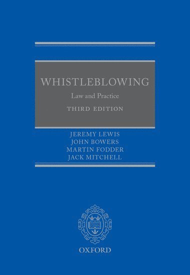 bokomslag Whistleblowing