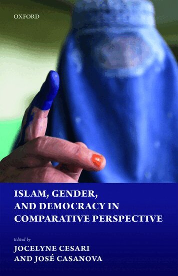 Jocelyne Cesari, José Casanova - Islam, Gender, and Democracy in Comparative Perspective, Inbunden