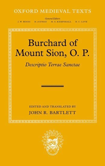 bokomslag Burchard of Mount Sion, O. P.