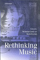 Cook, Everist - Rethinking Music, Häftad