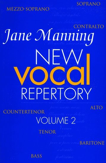 bokomslag New Vocal Repertory