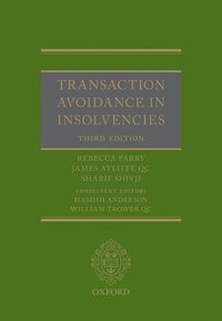 bokomslag Transaction Avoidance in Insolvencies