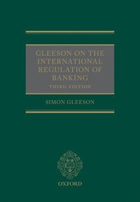 bokomslag Gleeson on the International Regulation of Banking