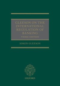 bokomslag Gleeson on the International Regulation of Banking