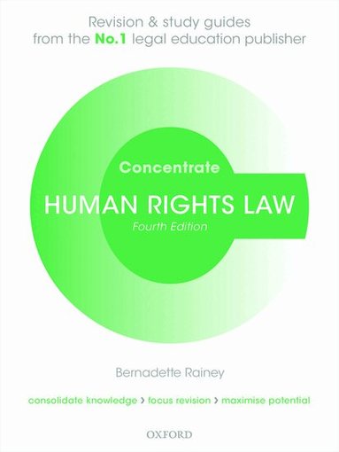 Bernadette Rainey - Human Rights Law Concentrate, Häftad