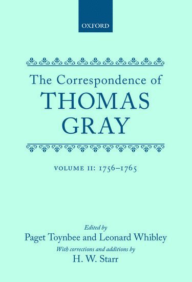 bokomslag Correspondence of Thomas Gray