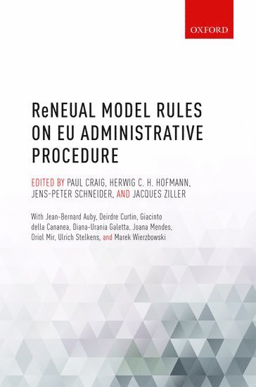 ReNEUAL Model Rules on EU Administrative Procedure 1
