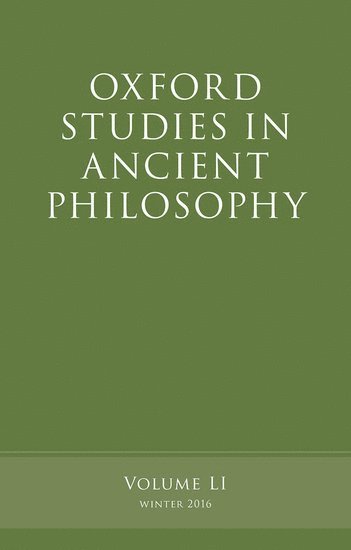 bokomslag Oxford Studies in Ancient Philosophy, Volume 51