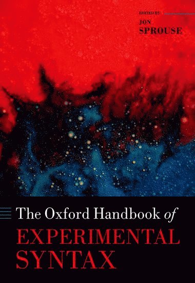 bokomslag The Oxford Handbook of Experimental Syntax