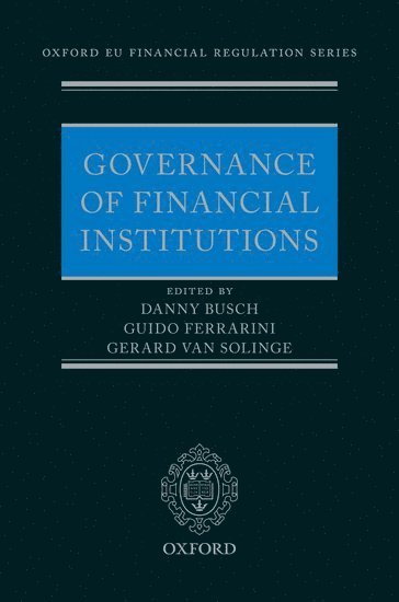 bokomslag Governance of Financial Institutions