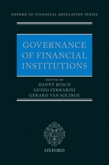 bokomslag Governance of Financial Institutions