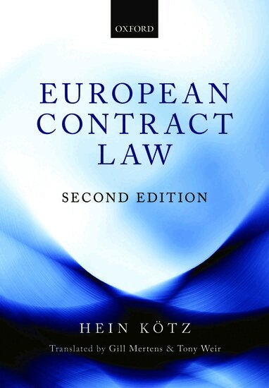Hein Kötz - European Contract Law, Inbunden