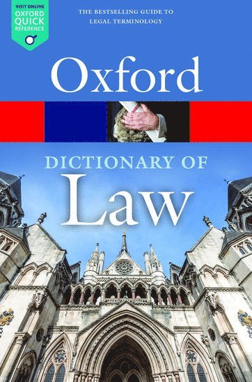 Jonathan Law - A Dictionary of Law, Häftad