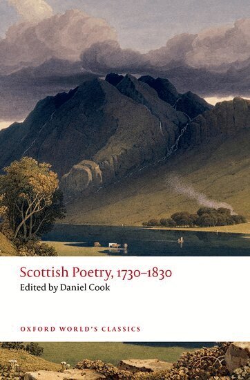 Daniel Cook - Scottish Poetry, 1730-1830, Häftad