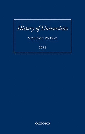 bokomslag History of Universities